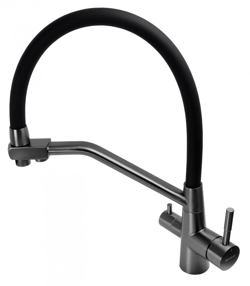 Кухонный смеситель KANZLER KAF 4401-43 BLACK PVD/BLACK