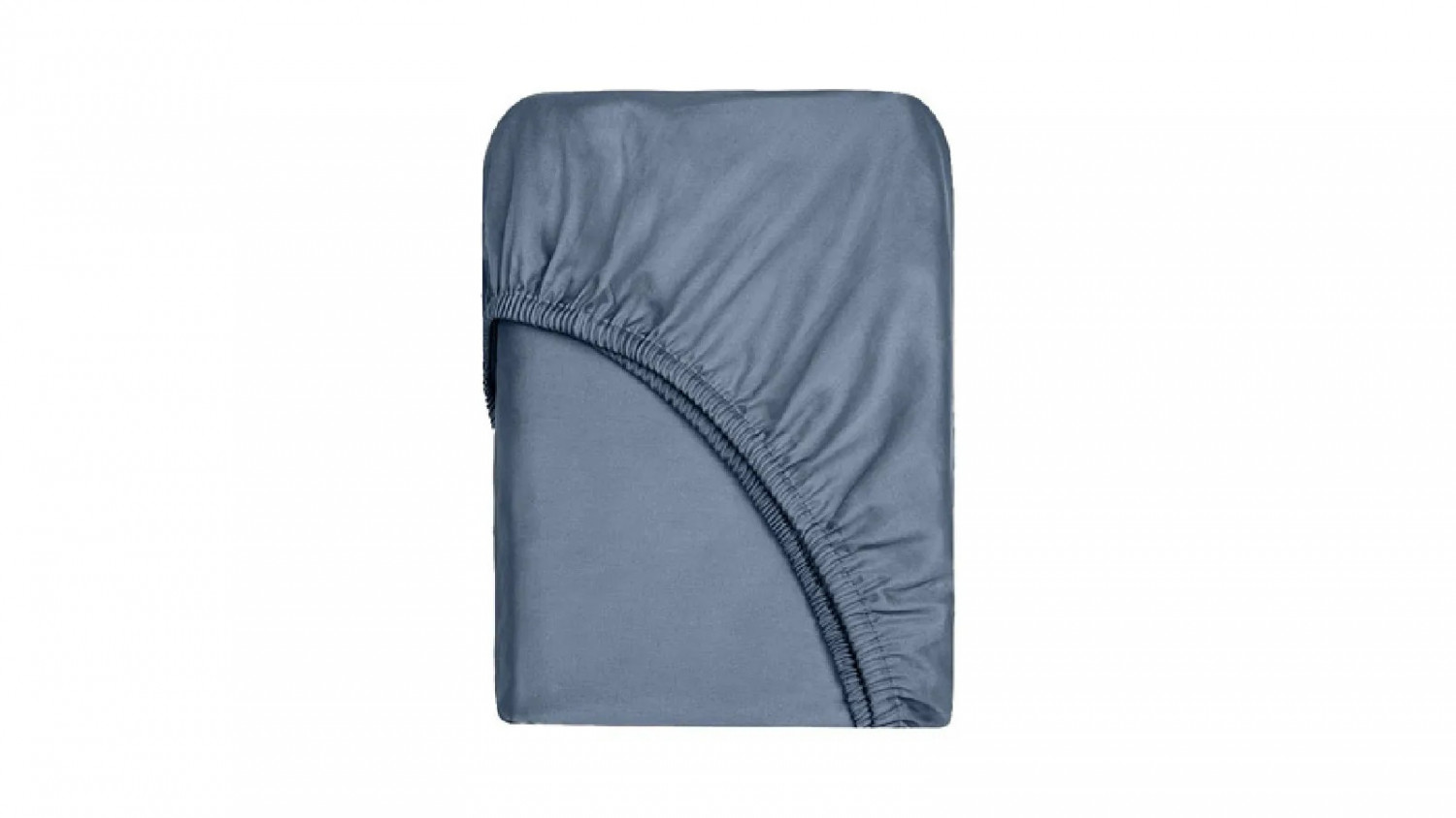 Простынь 160*200 Askona Home Синий лед