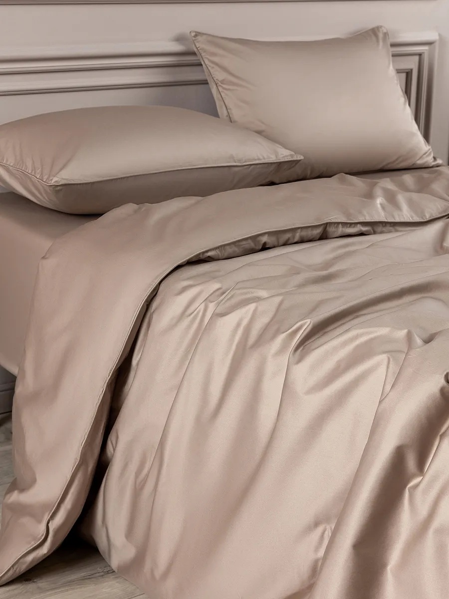 КПБ Askona Comfort Maco Sateen 2.0 (евро) Кремовый