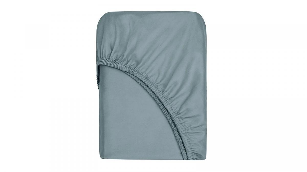 Простынь 160*200 Askona Comfort Tencel Пыльный голубой