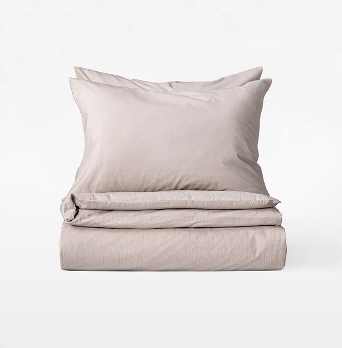 КПБ Organic Cotton (евро) Бежевая полоска