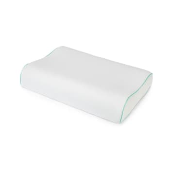 Подушка Askona ErgoTonic low 059x039 ,цвет Белый/Голубой