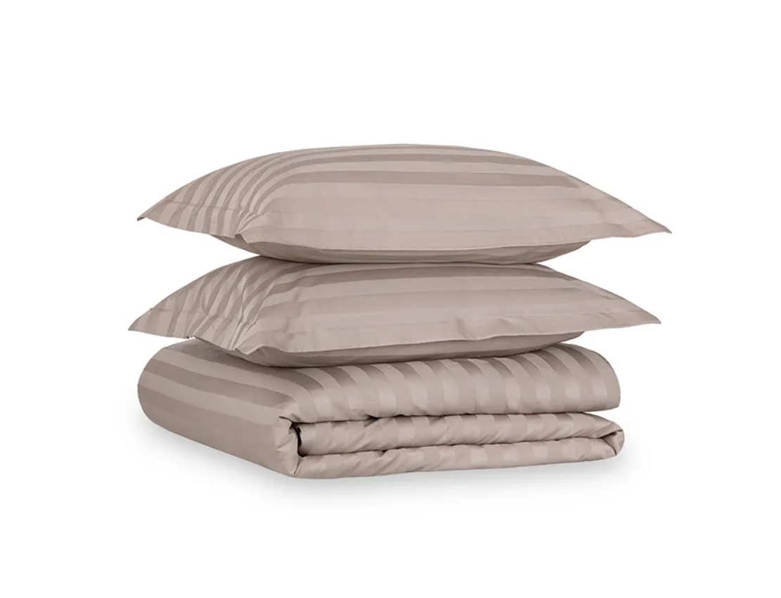 КПБ Askona Comfort Stripe 3*3 2.0 (евро) Кремовый