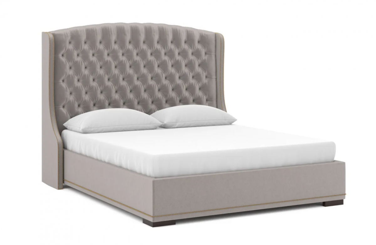Кровать с ПМ 200*180 Rachel New  (Рэйчел Нью) Тк. Casanova Grey gold