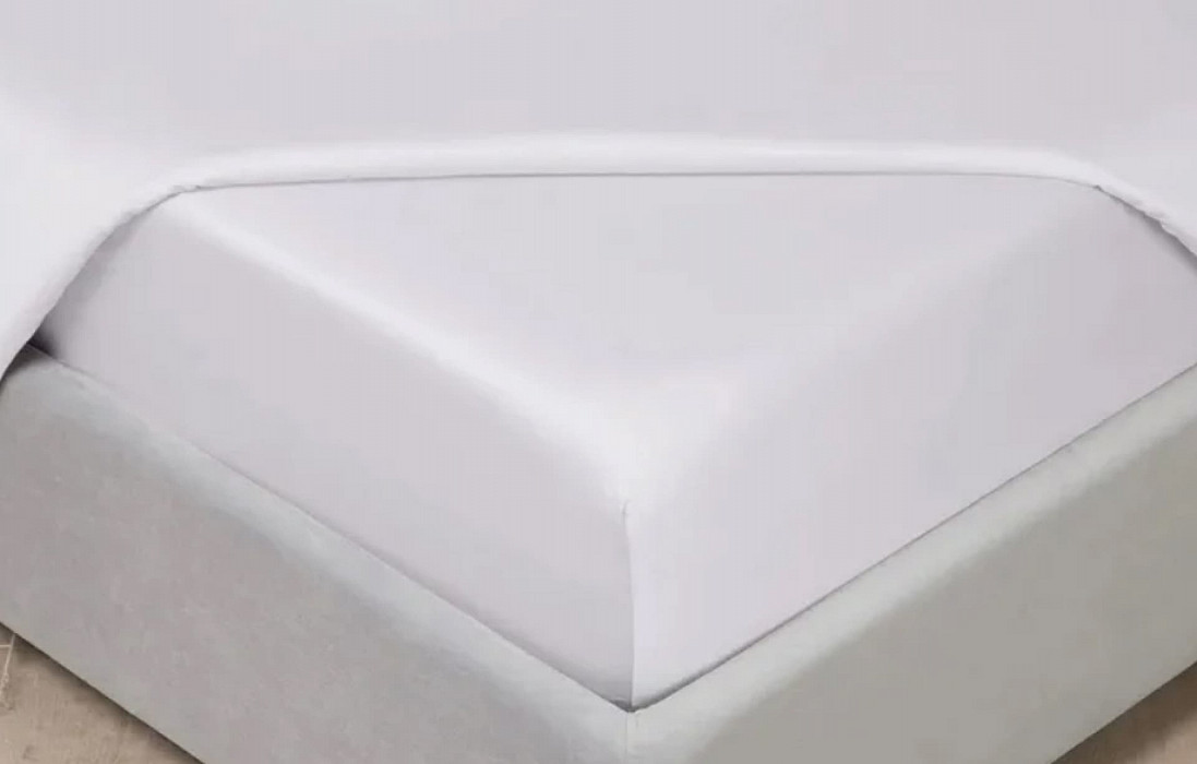Простынь 090*200 Askona Home Белый снег