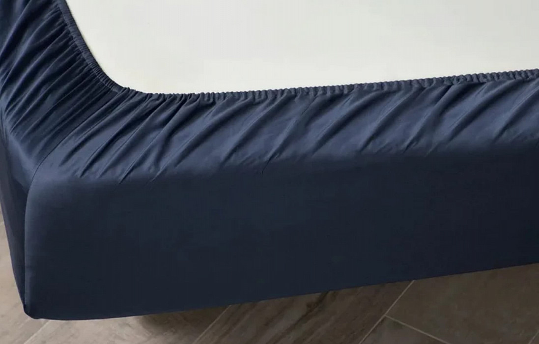 Простынь 140*200 Askona Home Navy blue