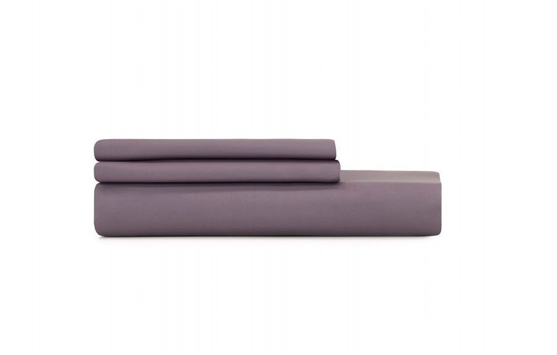 Простынь 180*200 Askona Comfort Maco Sateen Лиловая дымка