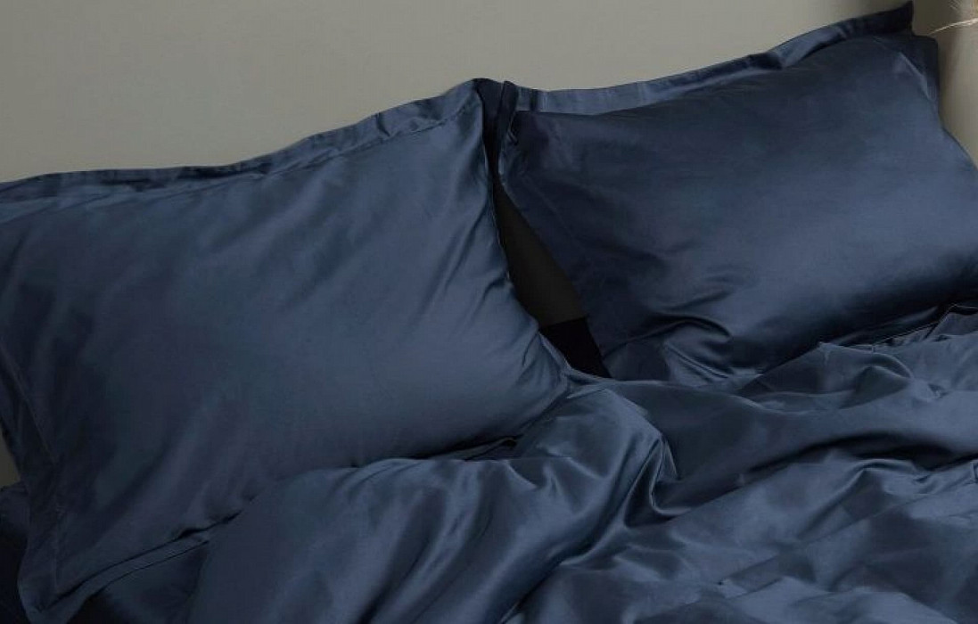 КПБ Askona Home (односп) Navy blue