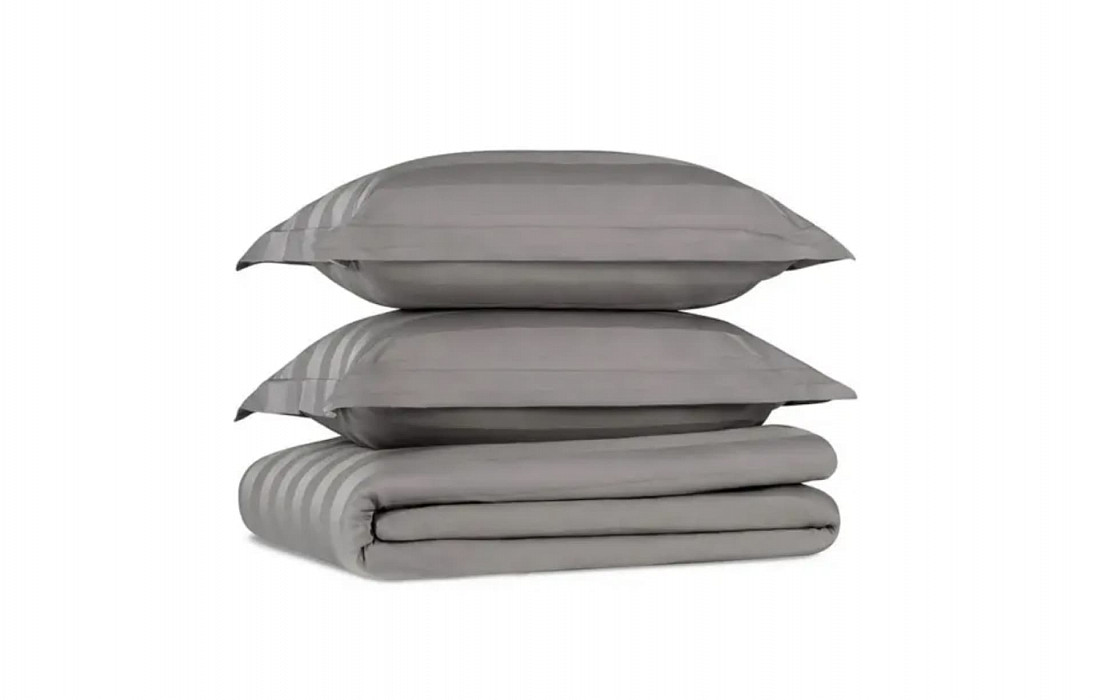 КПБ Askona Comfort Stripe 5*5 (односп) Антрацит