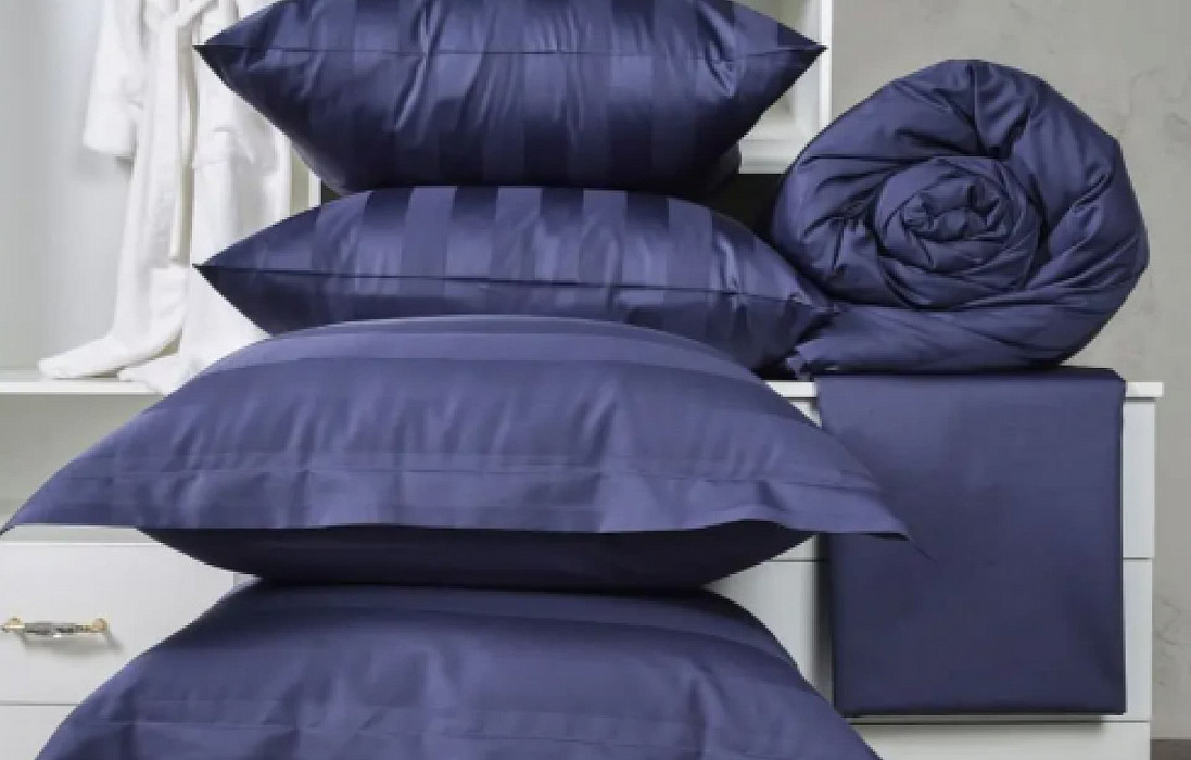 КПБ  "MILANO DOUBLE"  7 предметов  Indigo  