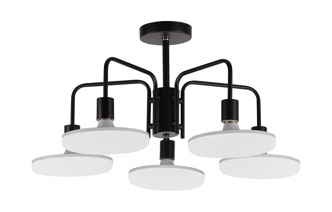 Потолочный светильник 66096/5BK WT ЭкономСвет
