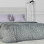 Покрывало стеганое Velvet Edition (геометрия) 240*260 Платина