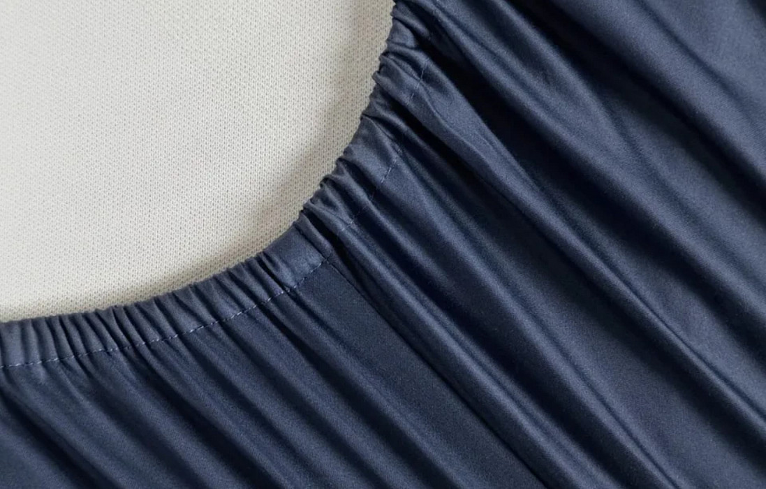 Простынь 160*200 Askona Home Navy blue