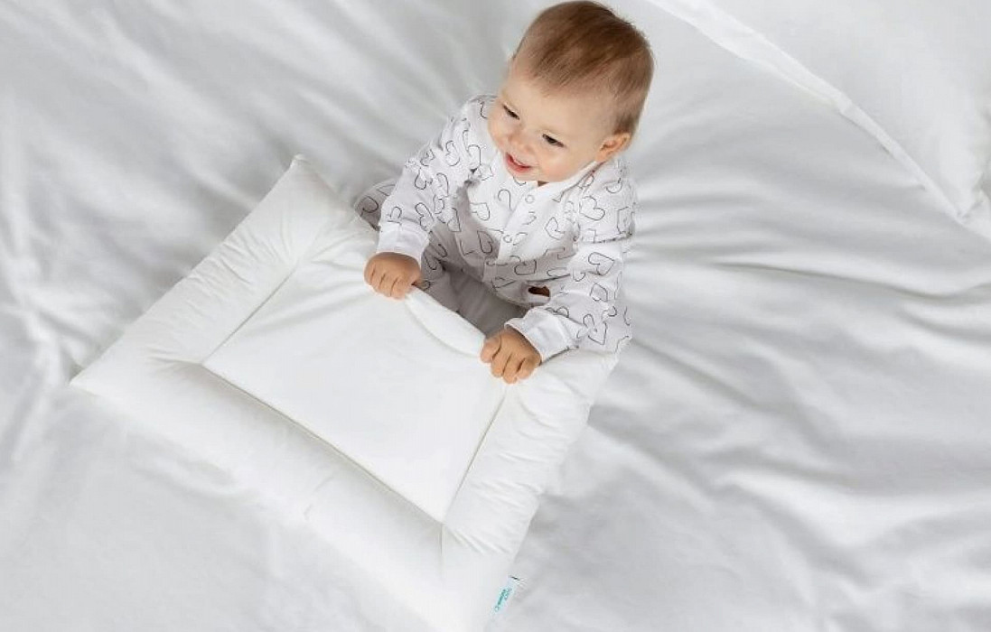 Подушка Askona Baby 1+ Cloud 035*055, цвет Белый
