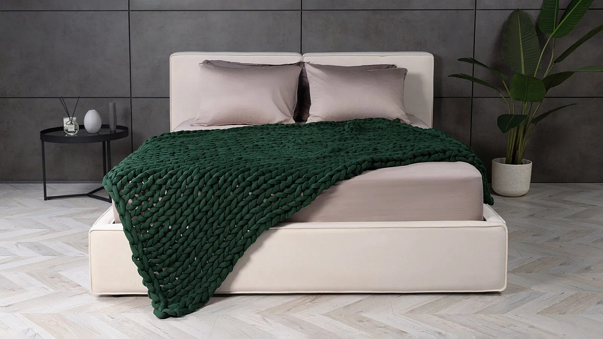Одеяло Утяжеленное Askona Gravity Wicker ,цвет Зеленый