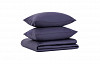 Простынь 140*200 Askona Comfort Maco Sateen Синий топаз