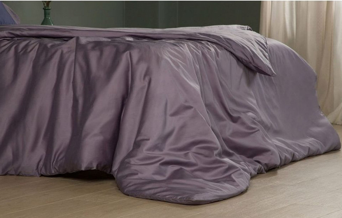 Простынь 180*200 Askona Comfort Maco Sateen Лиловая дымка