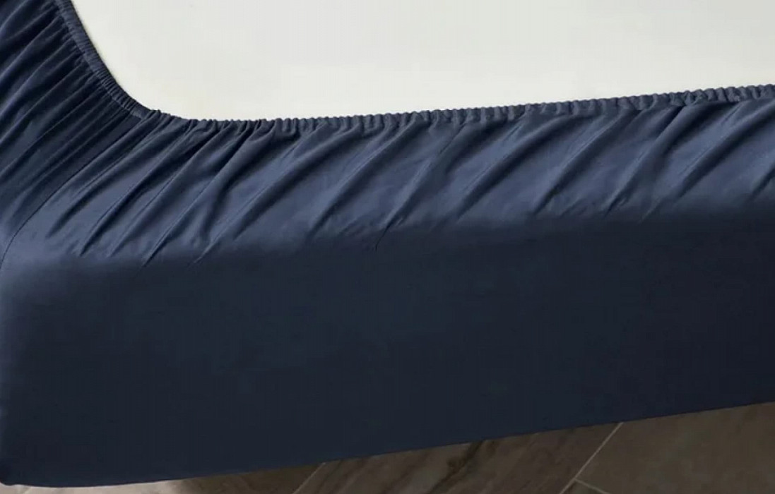 Простынь 180*200 Askona Home Navy blue