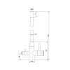 39022, Кухонный смеситель ARONA ARM 304 BLACK