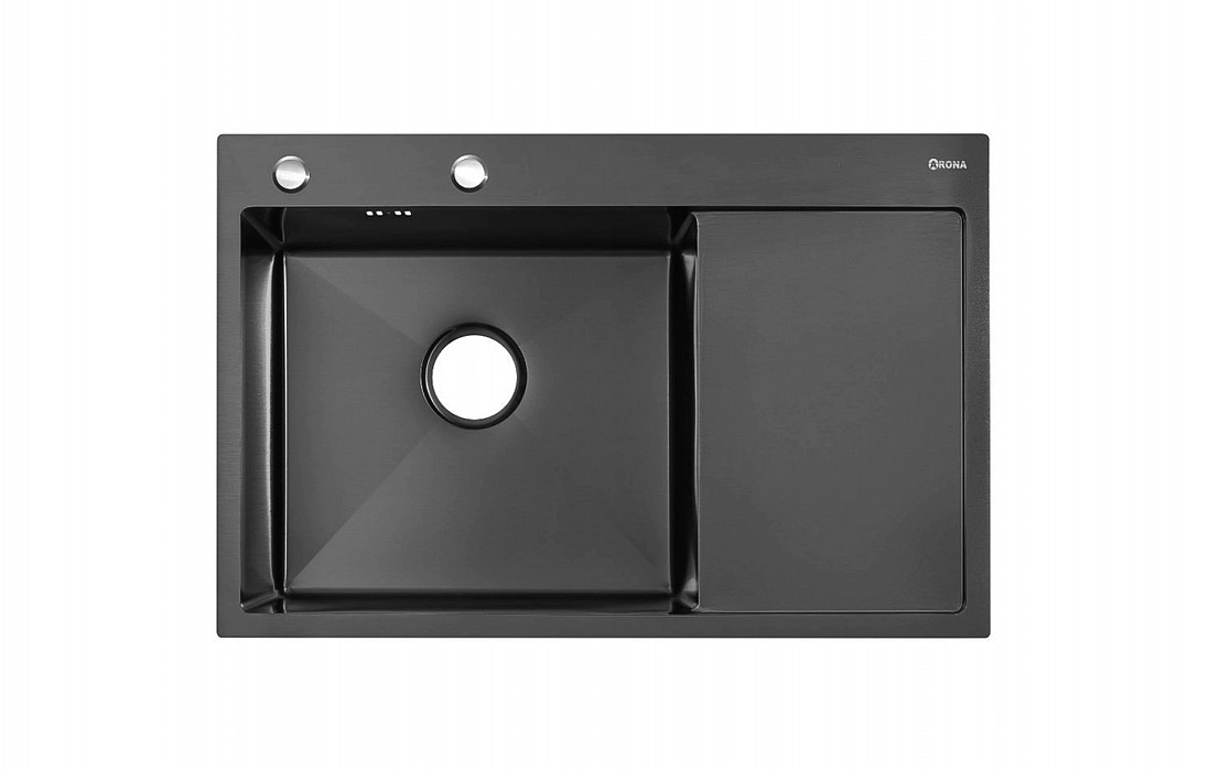 ARONA Мойка ARS 780*505 L BLACK PVD NANO
