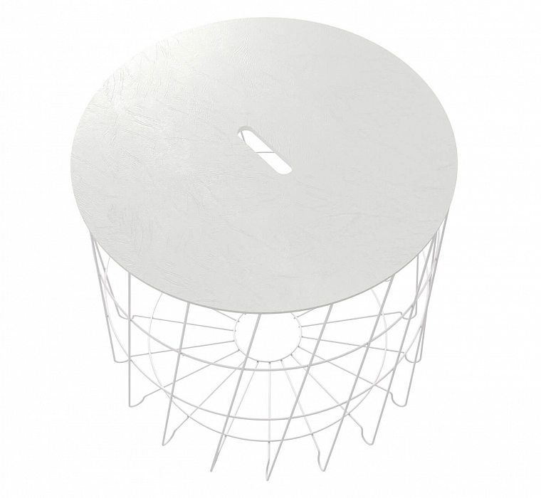 Столик журнальный Sheffilton ,цвет Мисандея/белый муар