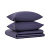 Простынь 140*200 Askona Comfort Maco Sateen Синий топаз