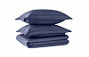 КПБ Askona Comfort Stripe 3*3 (односп) Глубокий синий