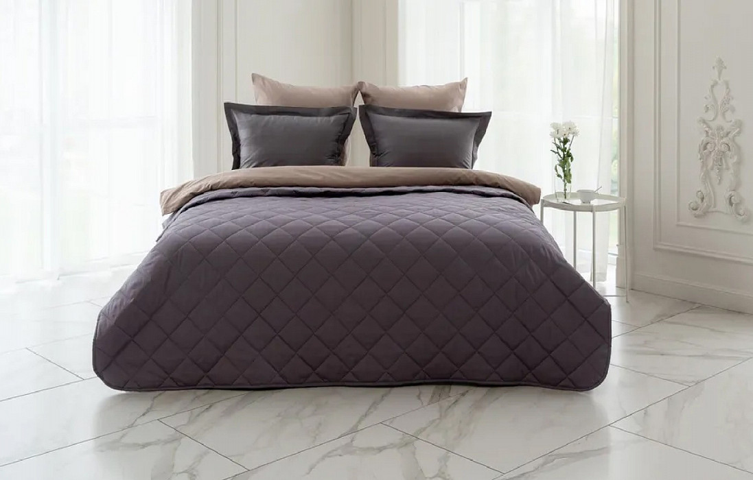 Покрывало Хлопковое Askona Home 220*240 Лиловая дымка