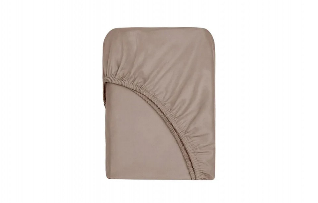 Простынь 180*200 Askona Comfort Maco Sateen Кремовый